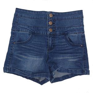 Junior’s Denim High Waisted Shorts Size 1